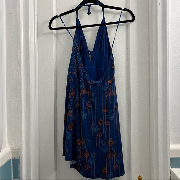 Free People Women’s tropical daydream printed mini dress, Small, blue - Picture 3 of 5